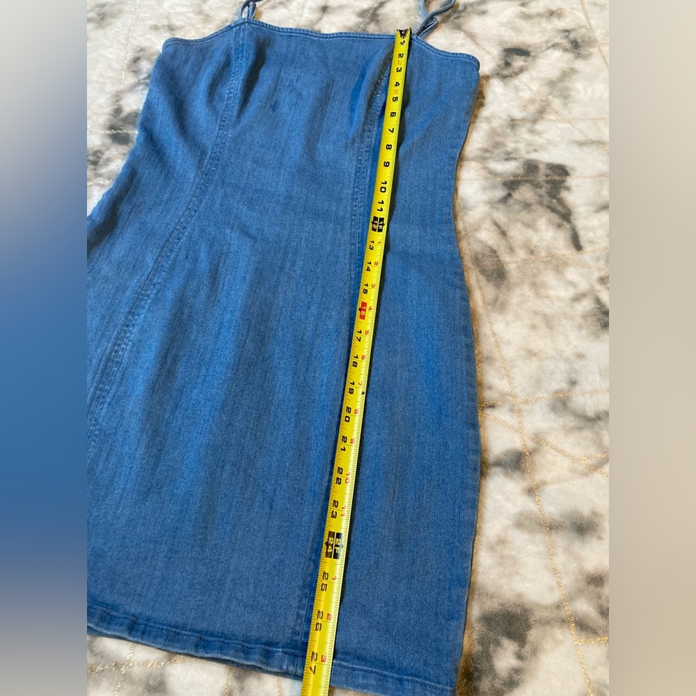Iris Denim Mini Dress - Picture 9 of 9